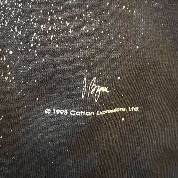 Bayside retro vintage reproduction Einstein cosmos T-shirt. Unisex size small. - Picture 8 of 10